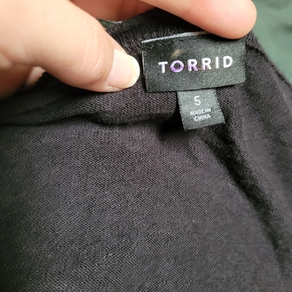 Torrid Black 1/4 zip Sweater - Picture 2 of 5